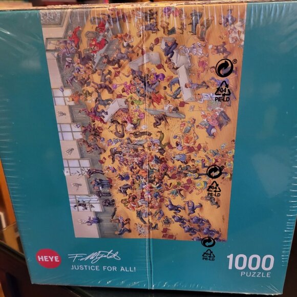 Brand new!  heye Justic for All 1000pc jigsaw puzzle by Florian Mitgutsch - Picture 2 of 2